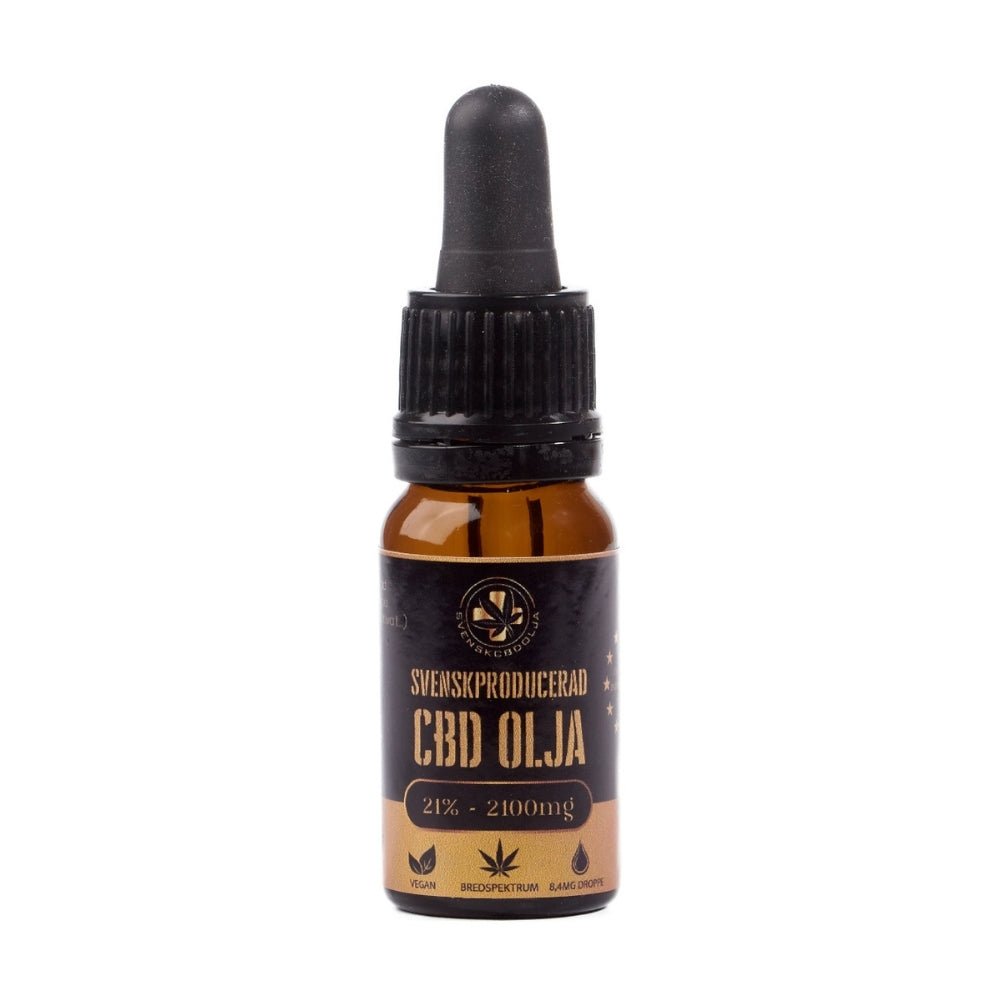 CBD + CBG Olja 21% Kombo Bredspektrum - svenskcbdolja