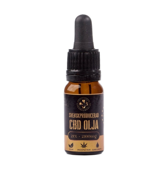 CBD + CBG Olja 21% Kombo Bredspektrum - svenskcbdolja