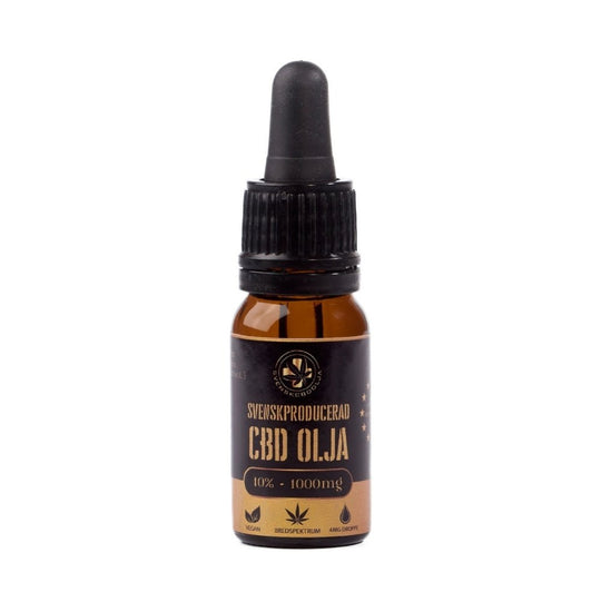 CBD Olja 10% - Bredspektrum - svenskcbdolja