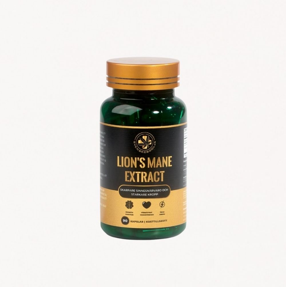 Lion's Mane - Hälsa på burk - svenskcbdolja