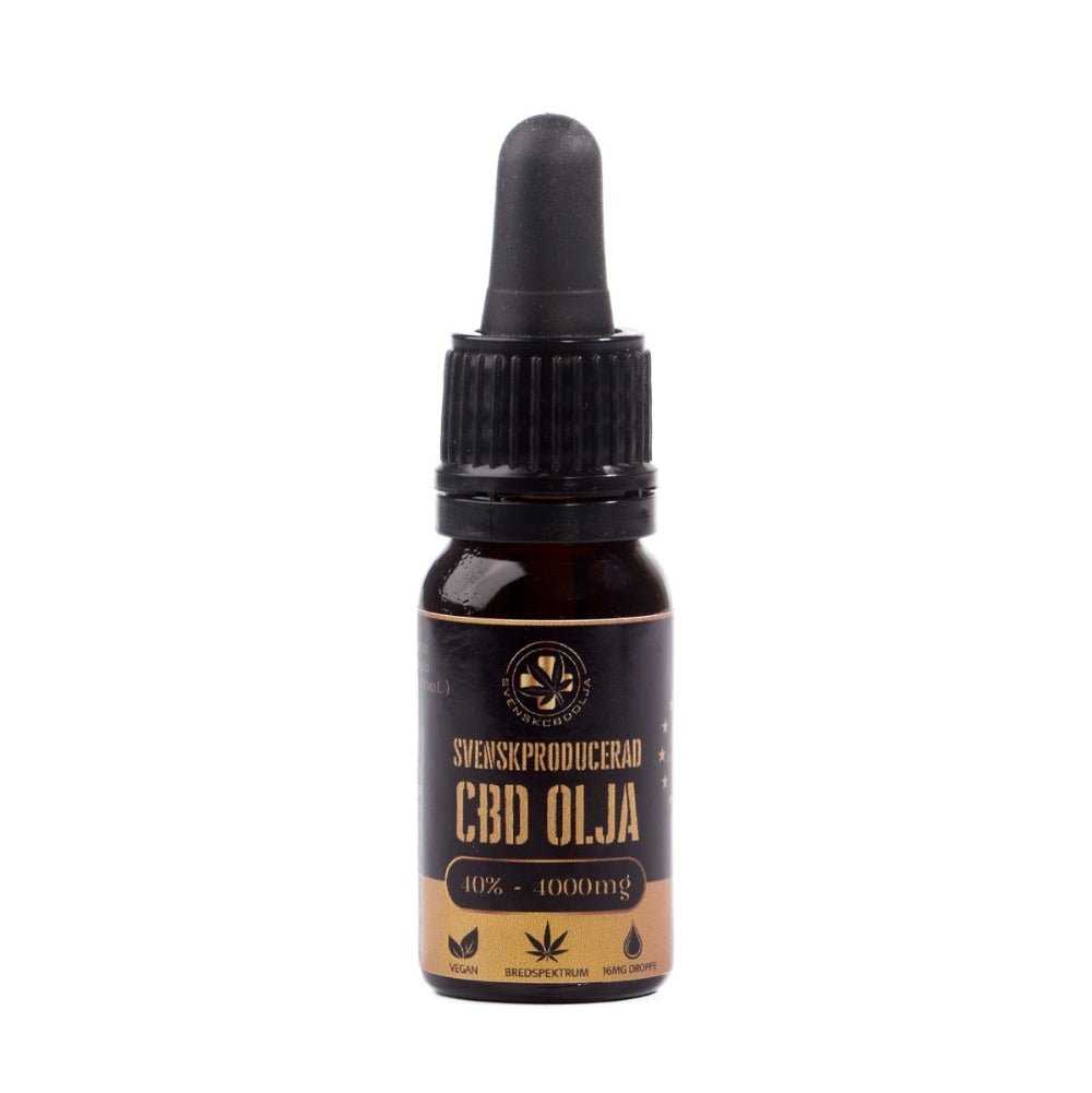 Prenumeration CBD 40 % Bredspektrum 10ml - svenskcbdolja
